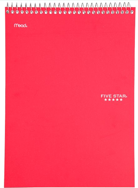 Wirebound College Ruled Note Pad 1 Subject, 06182 By Five Star