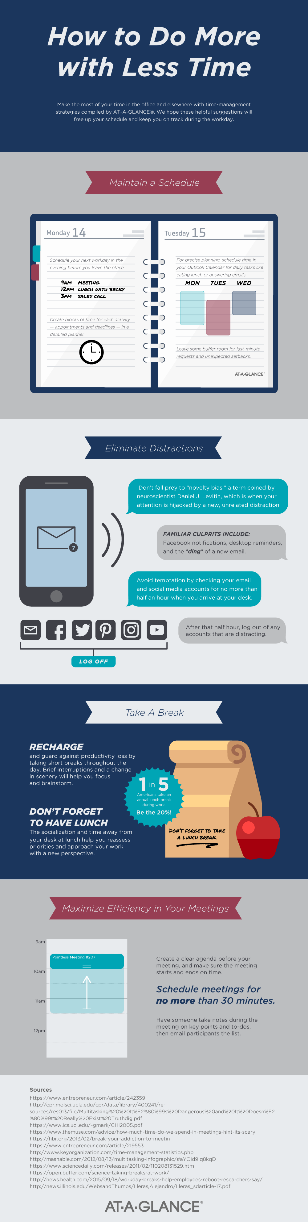 How to Do More with Less Time : AT-A-GLANCE