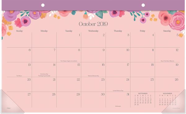 Caprice Compact Monthly Desk Pad Calendar D1319 705 Mead
