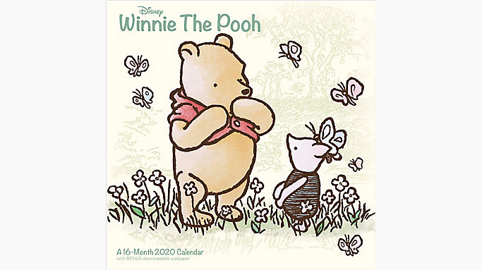 Disney Winnie The Pooh 12x12 Monthly Wall Calendar Ddd152 Mead
