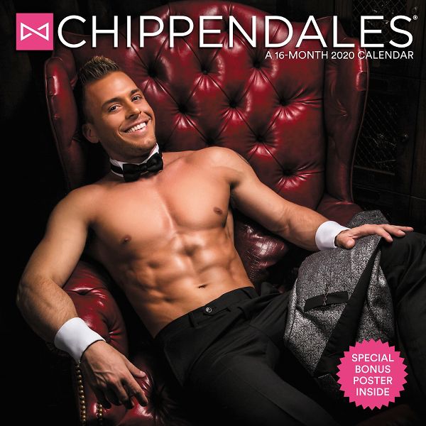 Chippendales 12x12 Monthly Wall Calendar | DDD958 | Mead