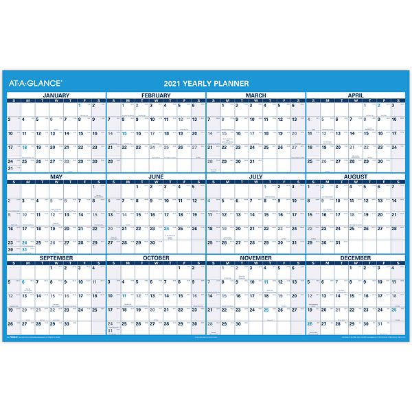 XL 2-Sided Erasable Wall Calendar | PM326 | AT-A-GLANCE