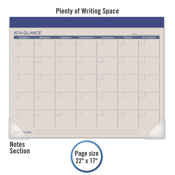 Standard Marbled At A Glance 2020 Desk Calendar 21 3 4 X 17 89702