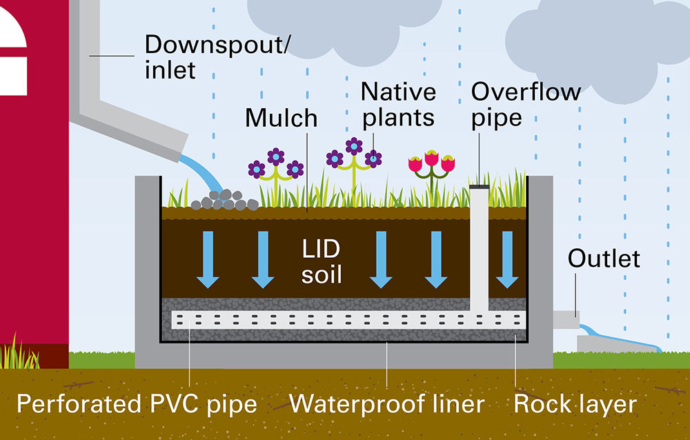 Box planters (above or in-ground)