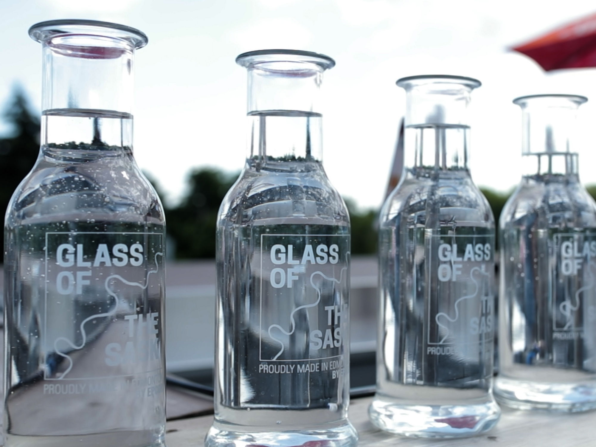 Glass of the Sask glass carafes