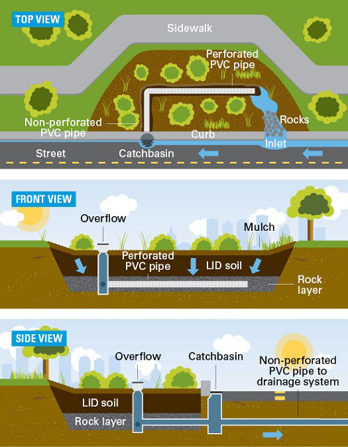 Bioretention basins