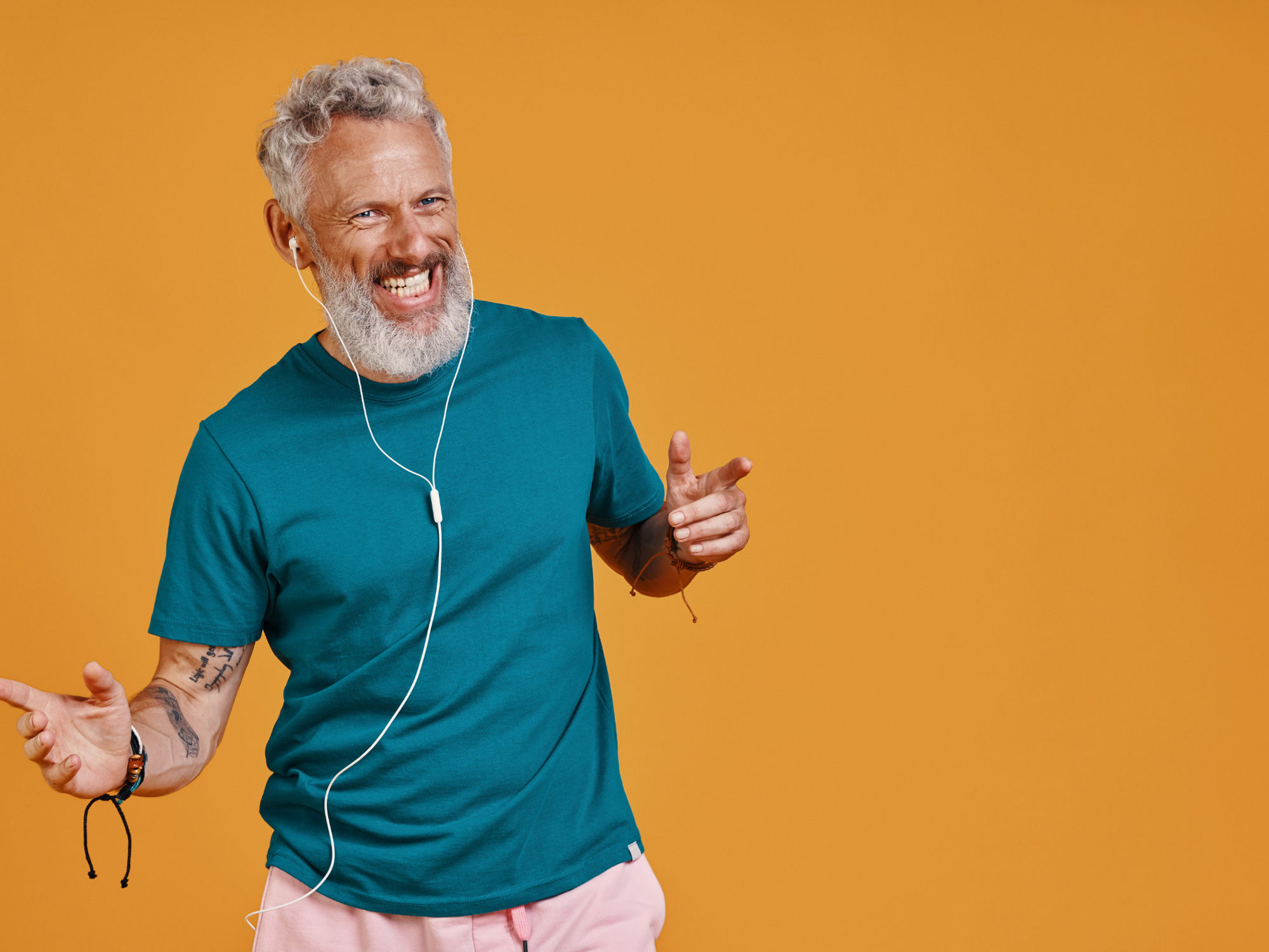 Encor Images  - Older man dancing 
