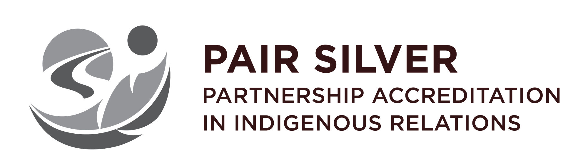 Logo of partnership accreditation in Indigenous relations with silver status
