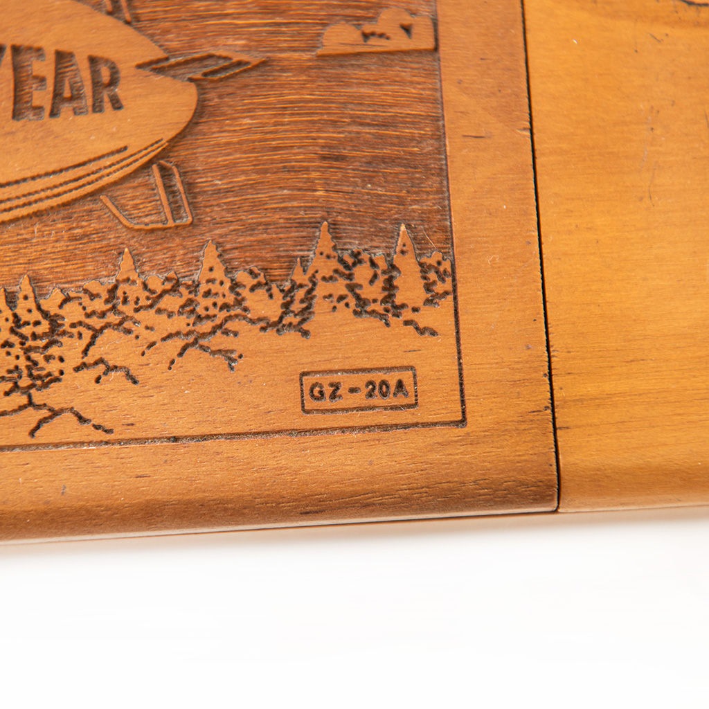 Goodyear Blimp Wood Pen Holder,