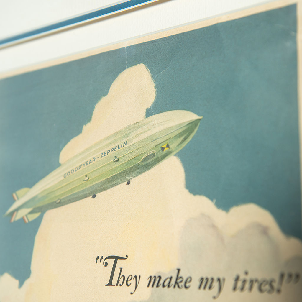 Framed Artwork: They Make My Tires,