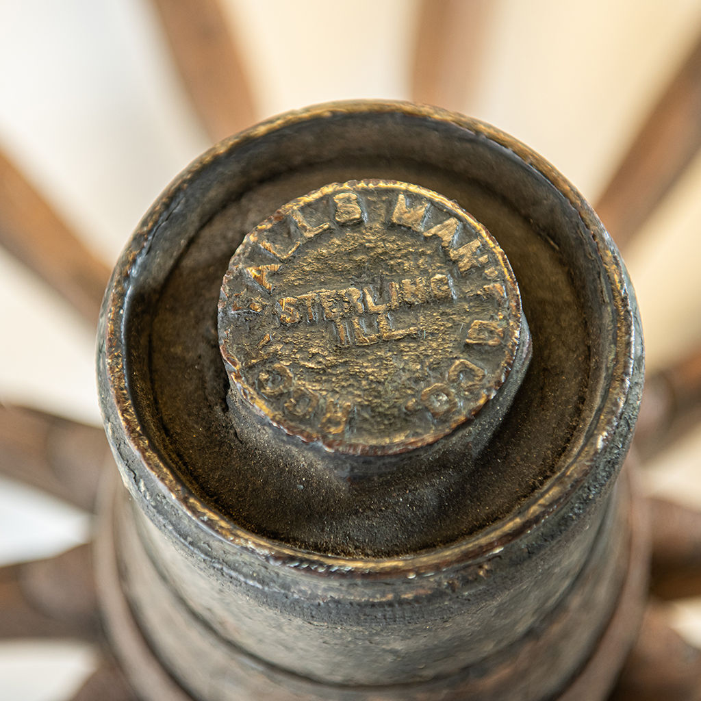 1899 Wooden Spoke Wheel,