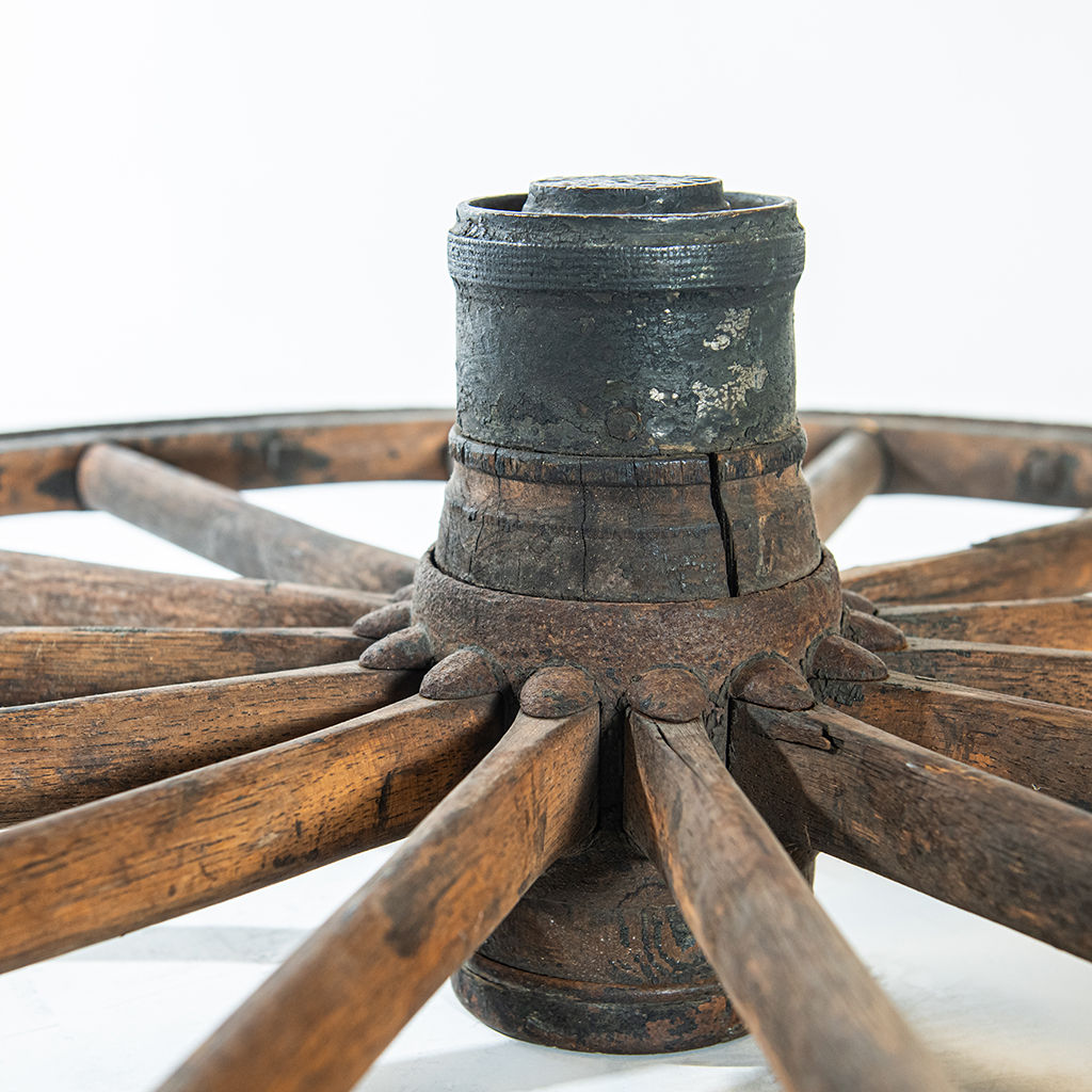 1899 Wooden Spoke Wheel,