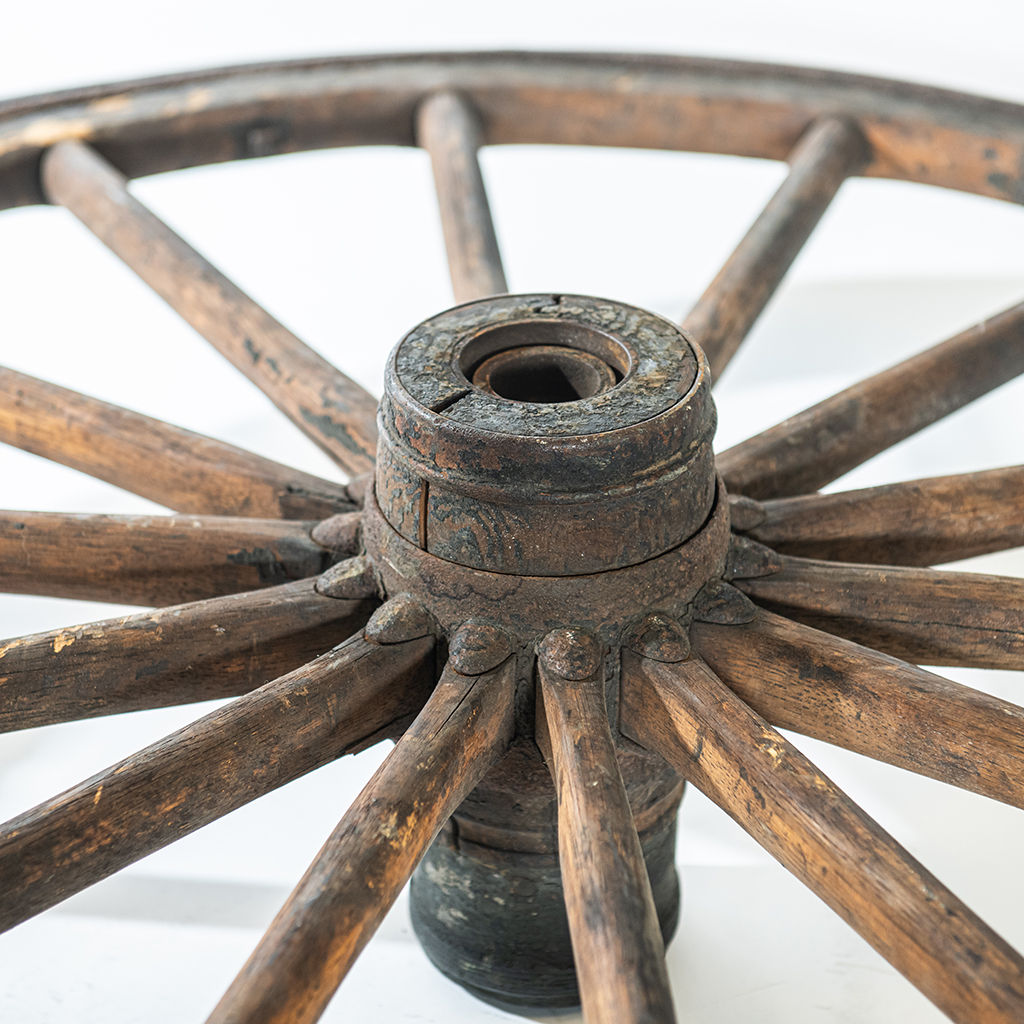 1899 Wooden Spoke Wheel,
