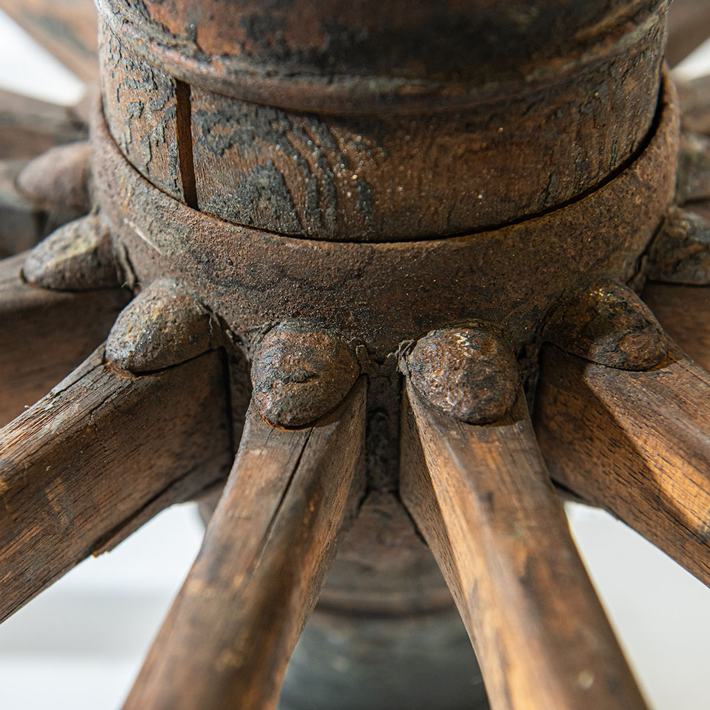 1899 Wooden Spoke Wheel,