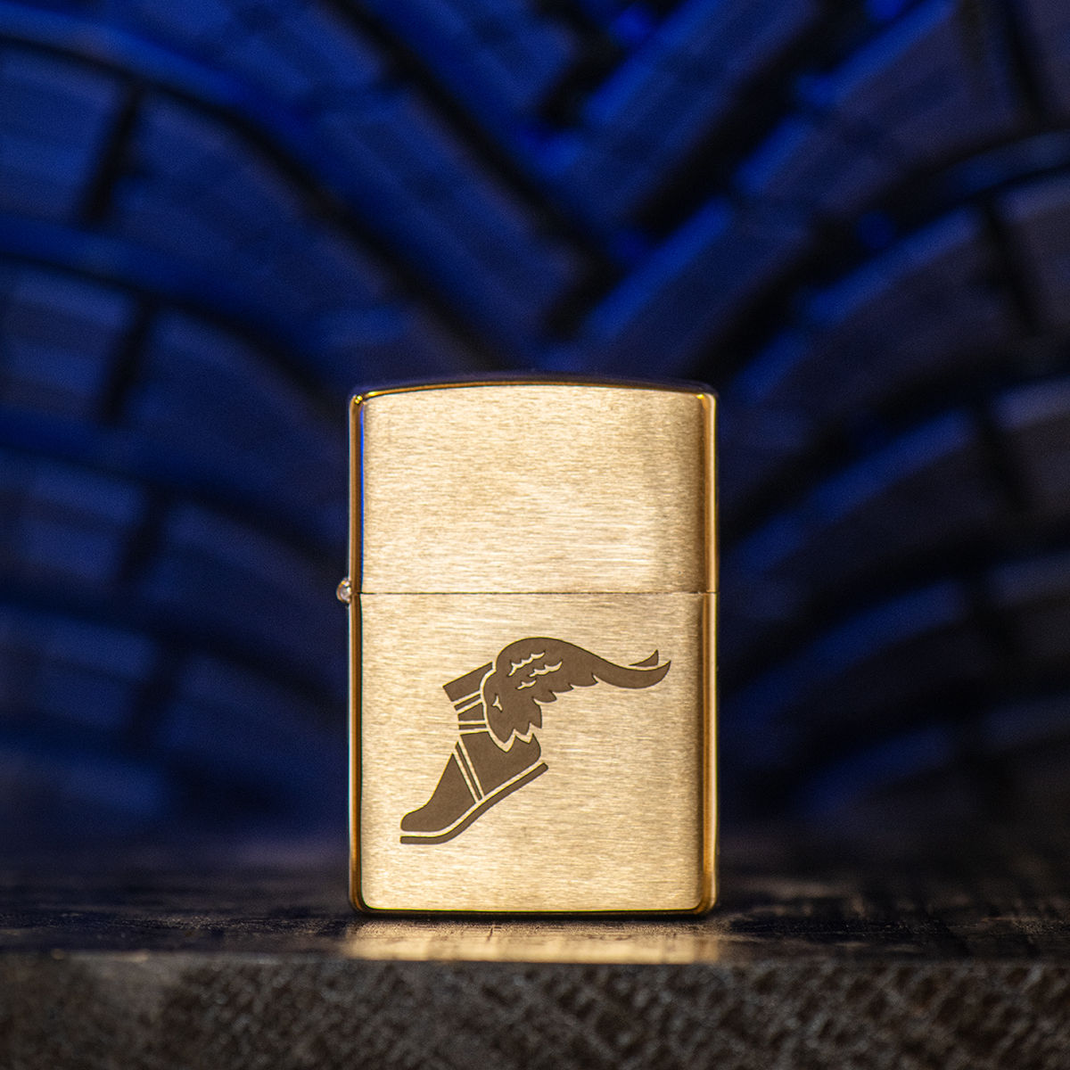 Goodyear X Zippo Wingfoot Lighter Gold,