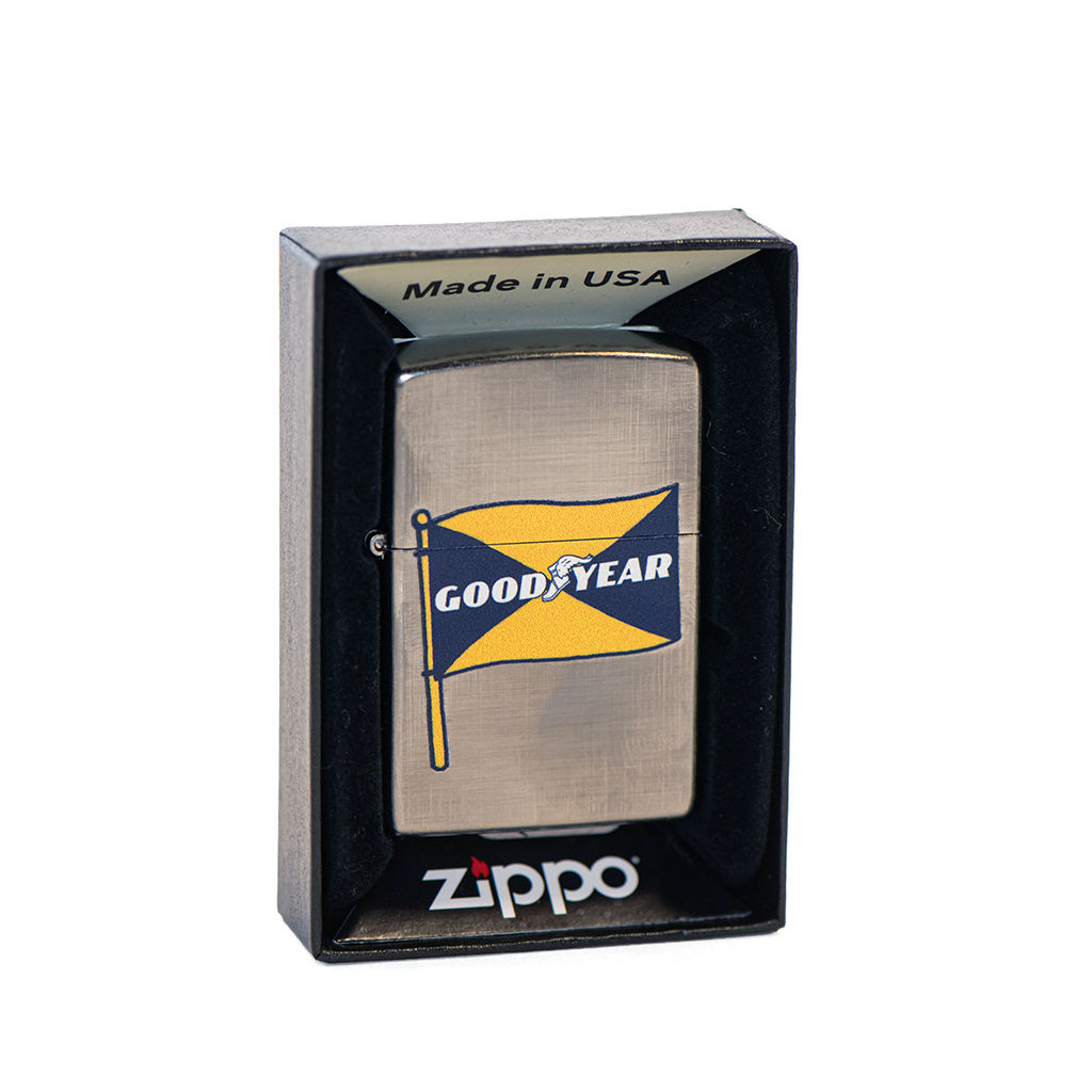 Goodyear X Zippo Flagship Lighter Linen Weave,