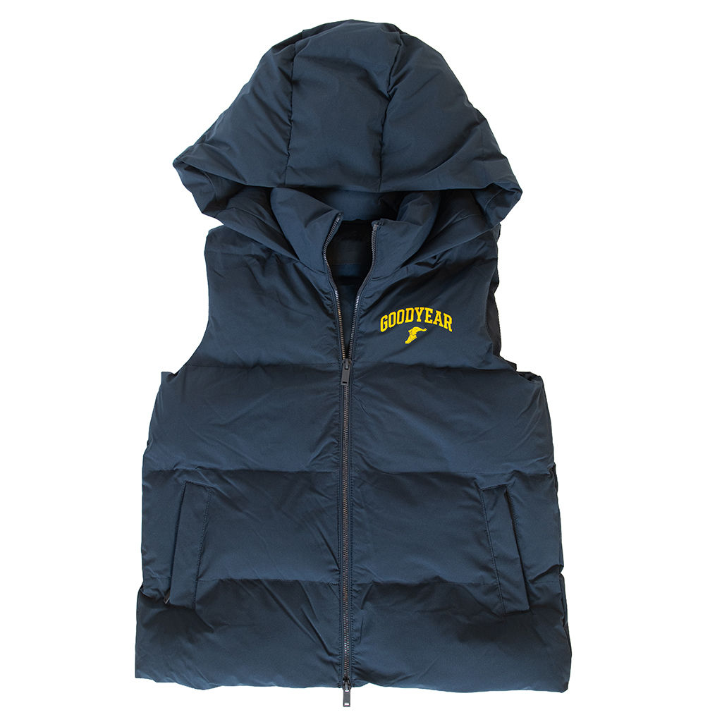 Goodyear Varsity Women's Puffer Vest, , large