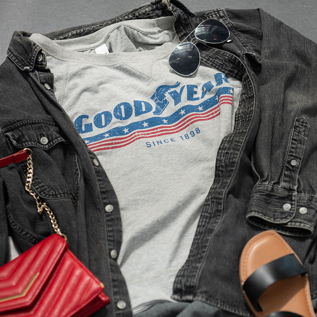 Goodyear Americana Women's Crewneck,