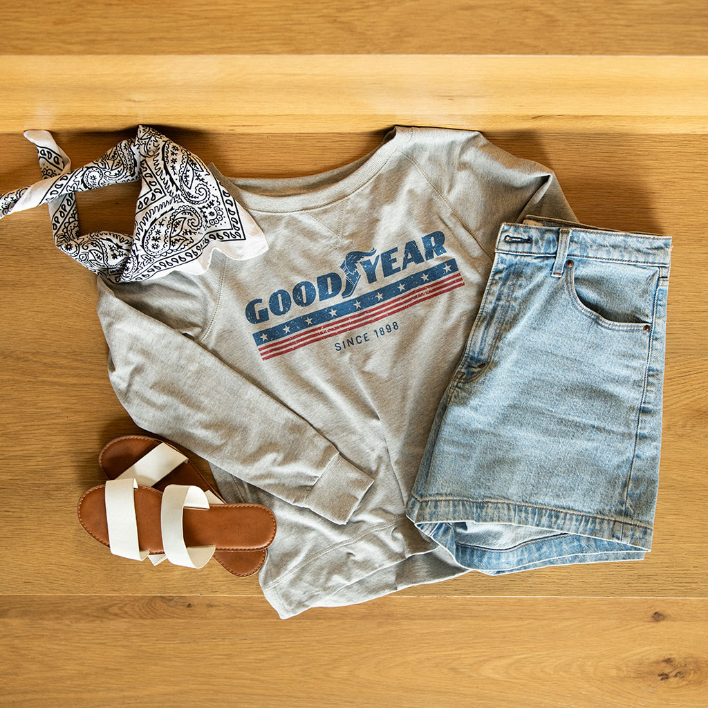 Goodyear Americana Women's Crewneck,