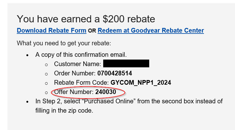 Rebate Cong