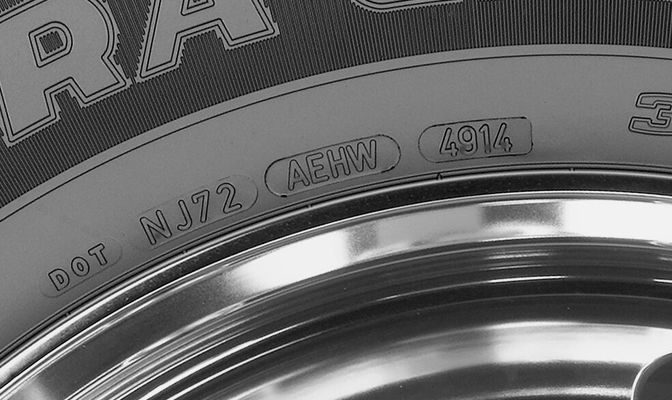 Reading the Tire Date Code