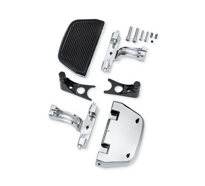 Chrome Softail Passenger Footboard And Mount Kit 52715 04a