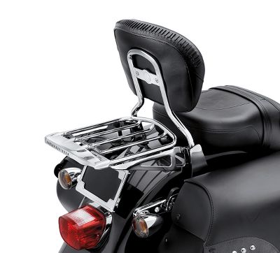 Air Wing Two-Up Chrome Luggage Rack | Luggage Racks | Official Harley ...