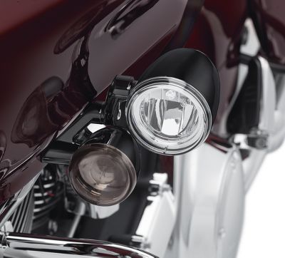 Road Glide LED Fog Lamp Mount Kit - Gloss Black | 2016 Road Glide ...