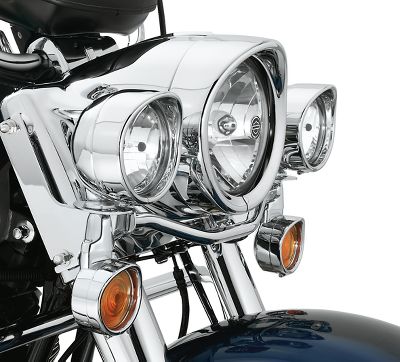 7 Inch Headlight Trim Ring Cover Bezel For Harley Road King Electra Glide Chrome