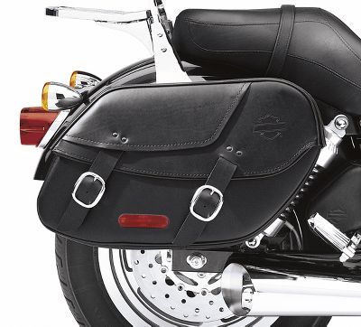 Bar & Shield Leather Saddlebag | Saddlebags | Official Harley-Davidson ...