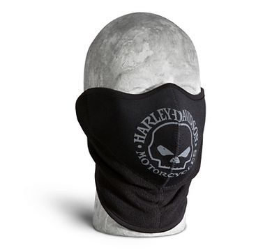Men's Skull Fleece/Neoprene Face Mask | Cold Weather | Official Harley ...