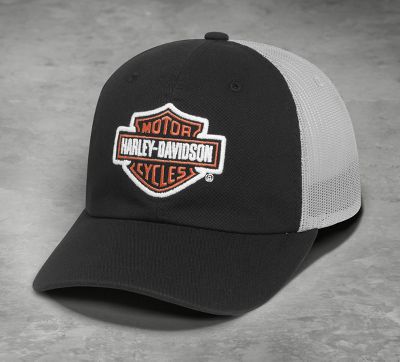 Men's Logo Colorblock Trucker Cap | Trucker | Official Harley-Davidson ...