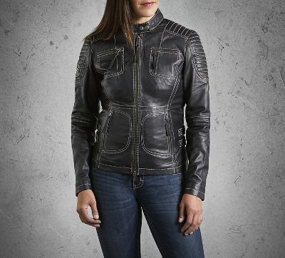 Women's Agitator Leather Jacket | Leather | Official Harley-Davidson ...