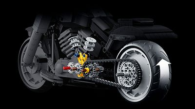 harley davidson lego technic