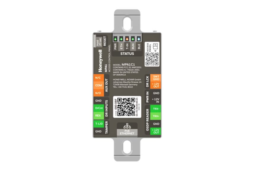 MPA1 Miniature Access Conrtol Panel