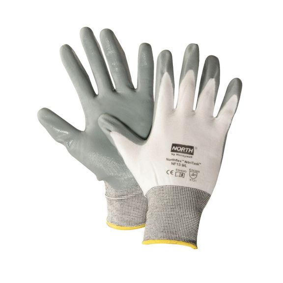 RWS-57043 Honeywell Northflex Light Task Plus III Gray PU-Coated Dyneema Cut-Resistant Gloves Large