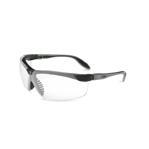 Black Frame with SCT-Blue Lens & Uvextreme Anti-Fog Coating Uvex by Honeywell Genesis Safety Glasses S3211X 