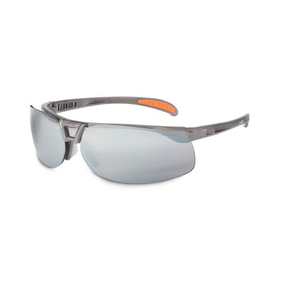 Clear HONEYWELL UVEX S4210X Protege® Safety Glasses Sandstone/Orange Frame 