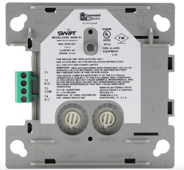 Wireless Contact Closure Transmitter Receiver 1-Channel SPDT Relay