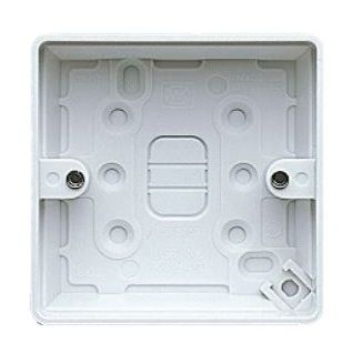 1GANG Price for 2 ELECTRIC K2031WHI   SURFACE BOX 2 x MK 40MM 