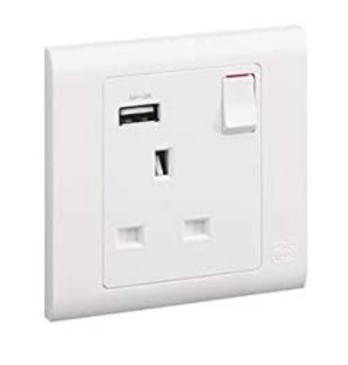 MK Essential International Flush Switchsocket Outlet