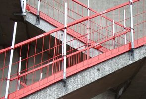 Combisafe Steel Mesh Barrier Stair Image