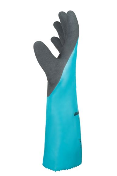 Honeywell Flextril Nitrile Chemical Gloves - side view