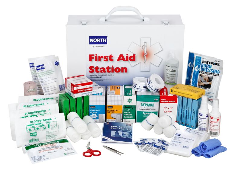 FAK100CAB-CLSB First Aid Kit Open