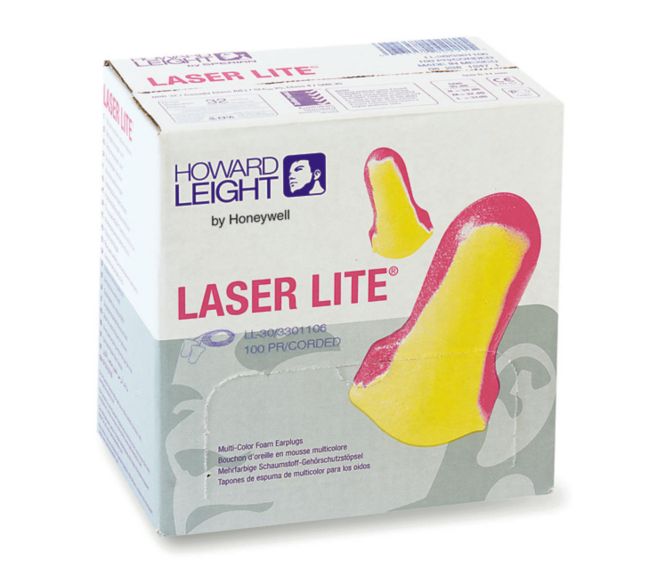 Honeywell Howard Leight Laser Lite Disposable Earplugs 50 Pairs 