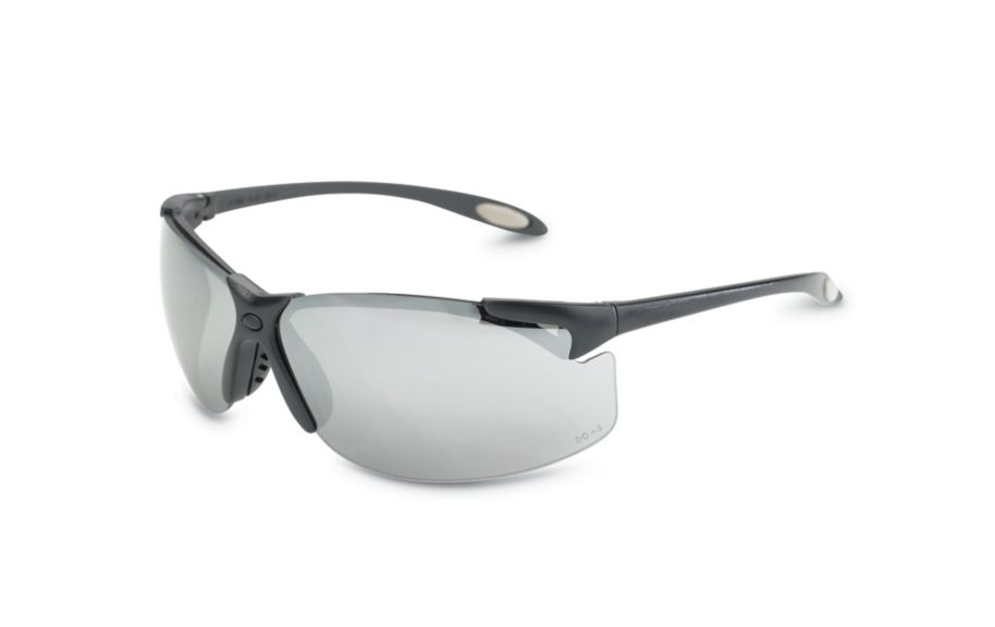 HONEYWELL UVEX A904 A900 Safety Glasses With Black Frame And Mirror 
