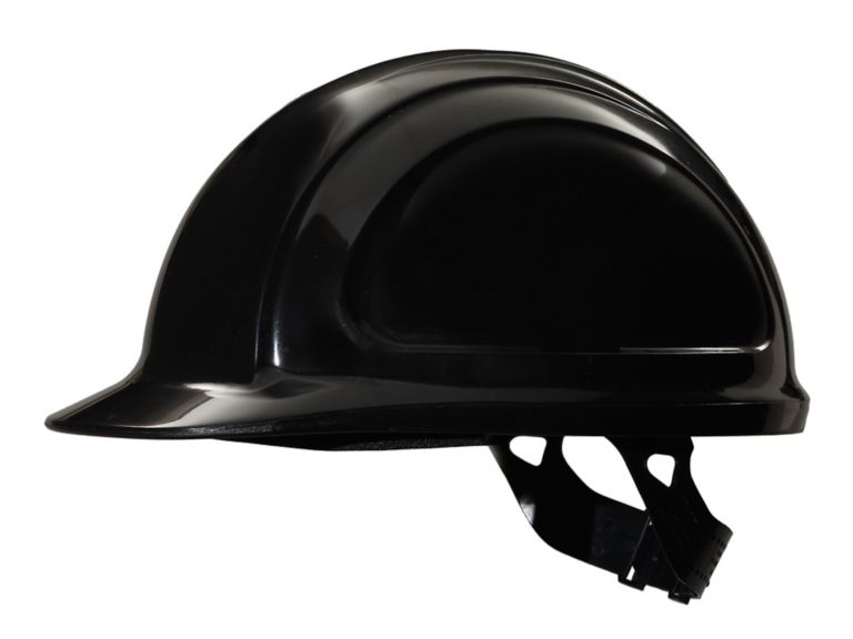 North Zone Hard Hat Black Quick fit