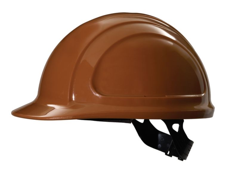 North Zone Hard Hat Brown Quick Fit