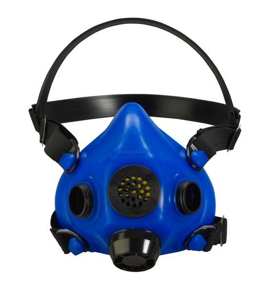 RU8500 Half Mask, industrial valve, blue, no cartridges