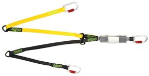 Miller Tie-Back Forked Shock-Absorbing Lanyards (EUR) - Image